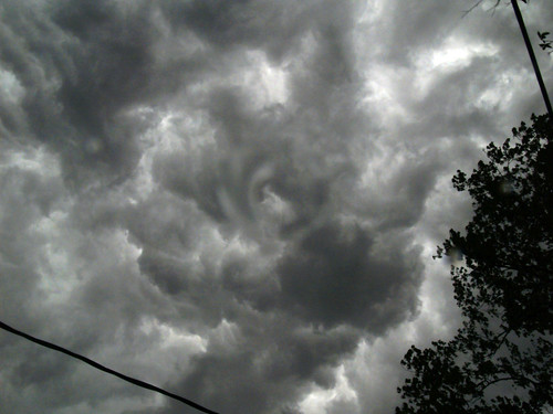 Swirly Clouds Overhead