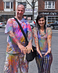 Art of the Danforth 5 Minute Paint Fight 2014