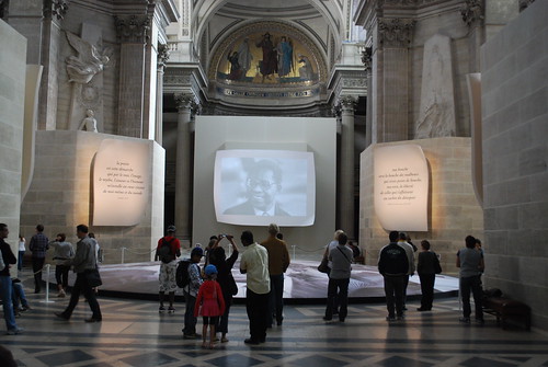 Aime Cesaire rememberance/honors inside the Pantheon