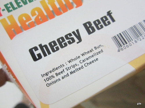 7-Eleven's Cheesy Beef Sandwich