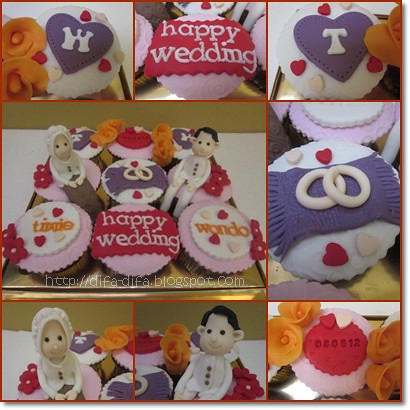 Wedding Cupcakes by DiFa Cakes