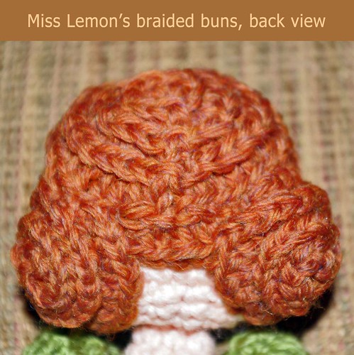 Back of Miss Lemon's head