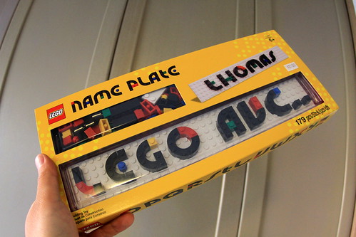 Lego Nameplate sample