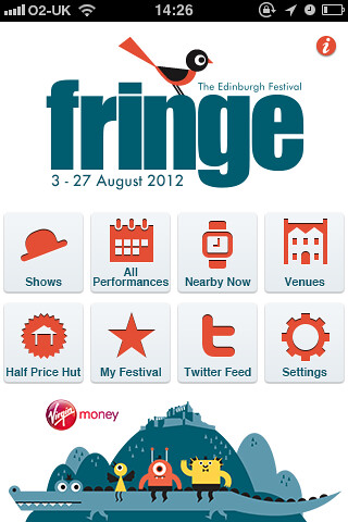 EdFringe 2012 smartphone apps go live