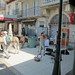Music and protesting donkeys - Forcalquier market