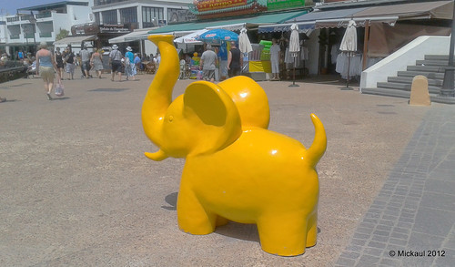 Yellow Elephant by Mickaul