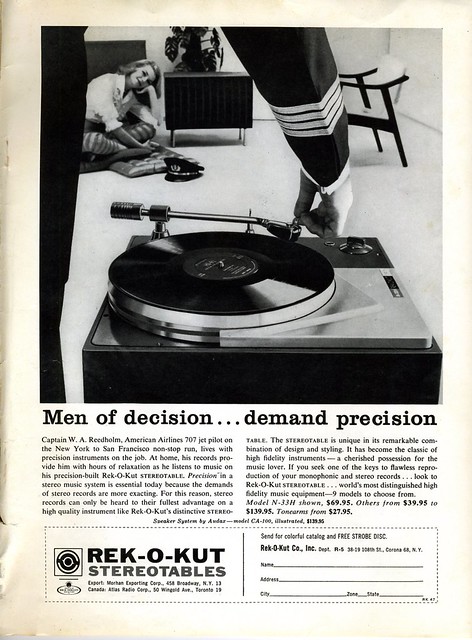 Rek-O-Kut Turntable 1960