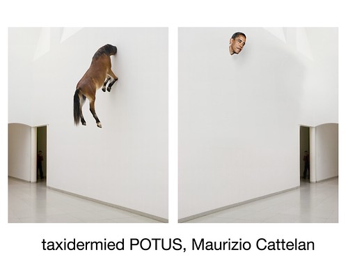 taxidermied POTUS by Colonel Flick
