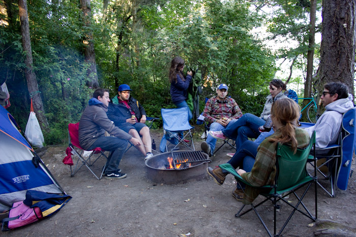 Campfire circle.