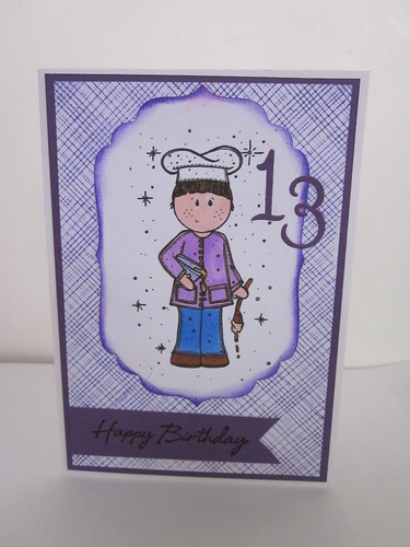 Chef 13th birthday card 