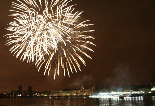 Fireworks at Greenwich this evening