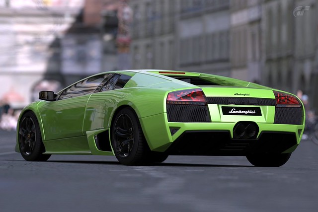 Lamborghini Murcielago green PS3 GT5 Gran Turismo