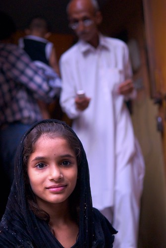 Young girl in Lahore