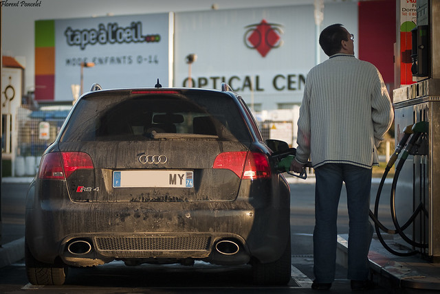 Dirty Audi RS4 B7 Avant 3 days in the south of France with my father and 