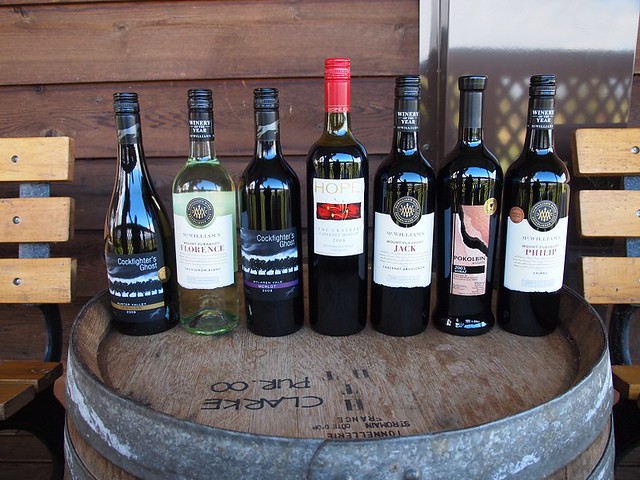 Fine wines at Hunter Valley (Australia 2010)