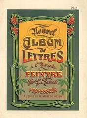 lettres à l'usage du peintre (~1900)