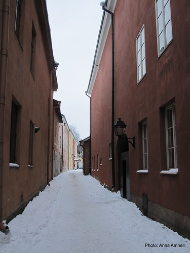 Medieval Street in Turku, Finland by Anna Amnell