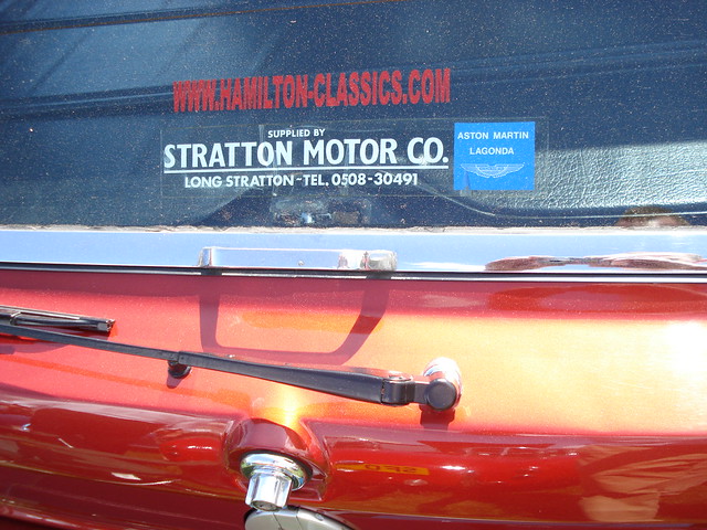 Old Aston Martin Lagonda dealer sticker