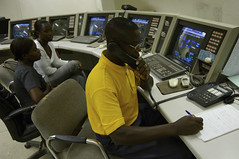 The control room at the thermal power station