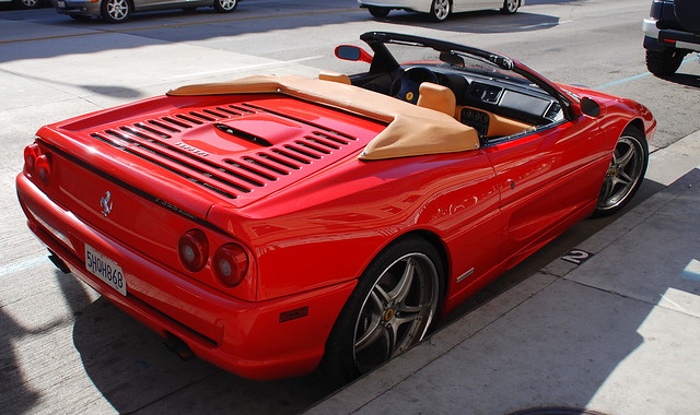 Carspotting Downtown Pasadena Ferrari Convertible