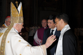 Davanti a Benedetto XVI con Magdi Cristiano Allam