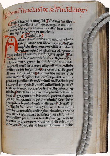 Manuscript rubrication in Gerson, Johannes: Conclusiones de diversis materiis moralibus, sive De regulis mandatorum