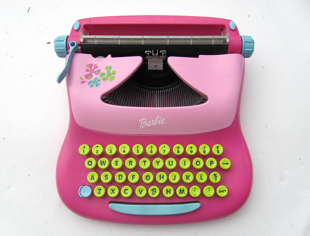 Barbie Schreibmaschine