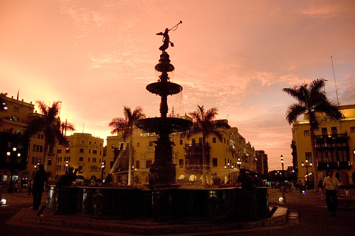 Plaza Del Armas in Lima Peru