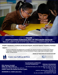 Taller: “Adaptaciones Curriculares en Inclusión Escolar”