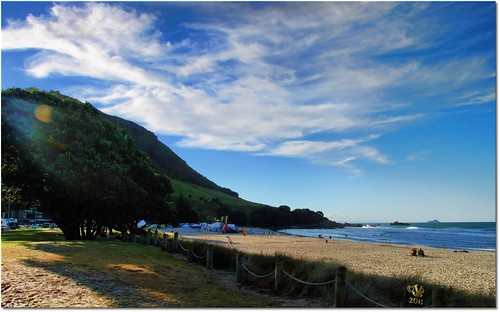 Mount Maunganui with beach