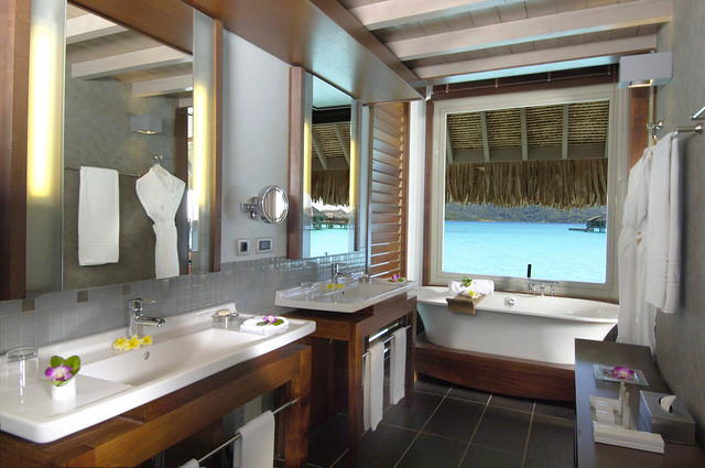 InterContinental Bora Bora Resort & Thalasso Spa overwater villas' bathroom