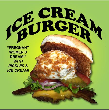 burger ice cream flickr