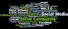social media, social networking, social computing tag cloud (#2)