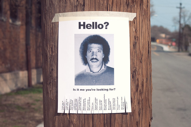 Lionel Richie Hello Flyer | Flickr - Photo Sharing!