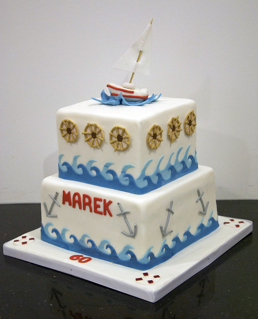 sail boat nautical cake | Flickr - Photo Sharing!