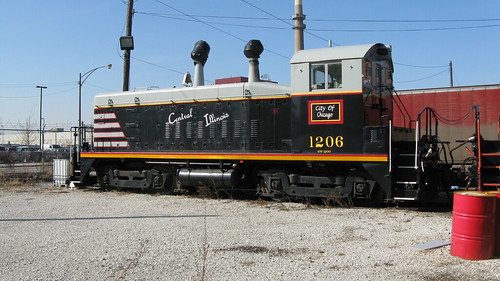 Central Illinois Railroad EMD Sw 1200 yard switcher # 1206. Chicago Illinois USA. March 2011. by Eddie from Chicago