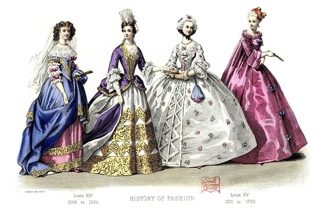 French Fashion Plate - 1668-