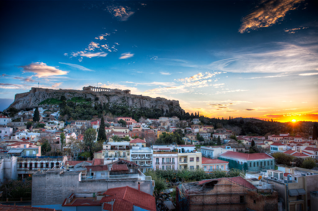 Acropolis Sunset - (HDR Athens, Greece)