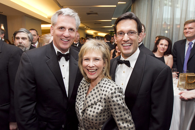 Kevin McCarthy, Dianna and House Majority Leader Eric Cantor ...