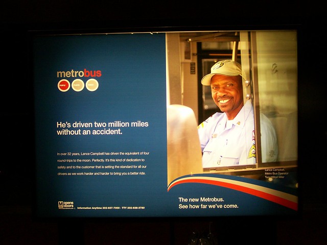 Metrobus image advertising campaign, WMATA