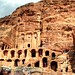 Aussenansicht Grabmal in Petra, Jordanien