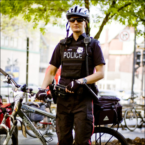 Bike to Work Day  -  Bike Cop