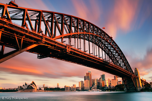 Sydney Harbour Bridge by Sunset