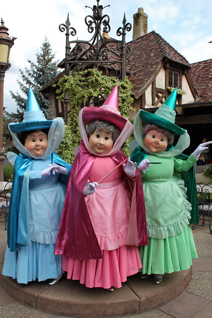 Meeting Flora, Fauna and Merryweather
