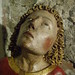 St John Evangelist from the Calvary group, Ľubietová, end of 15th century, detail 2