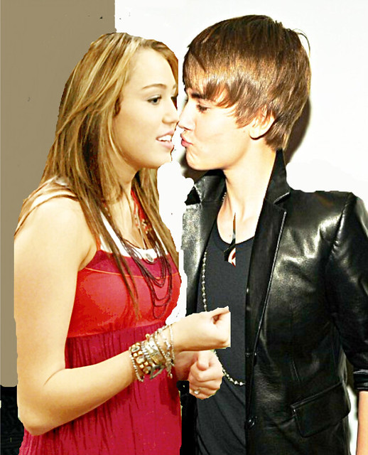 Jiley Miley Cyrus and Justin Bieber