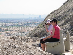 Cindy & Jen on Lone Mountain