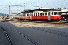 Trains de l'O.J.B. - S.N.B.  actuellement Aare Seeland mobil (Suisse)