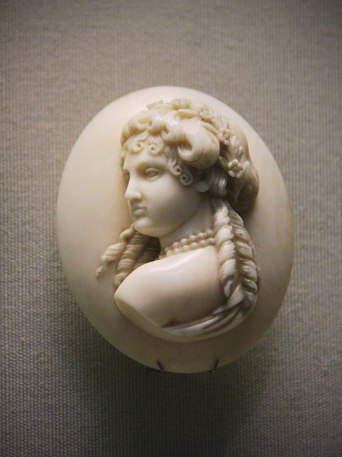 Ivory cameo, French, about 1850-60
