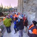 Pilgergruppe vor der Kirche der Nationen am Ãlberg, Jerusalem